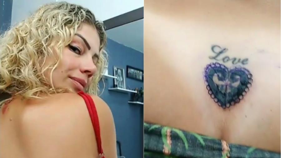 Ex Paquita Cátia Paganote Mostra Tatuagem íntima Que Fez No Bumbum