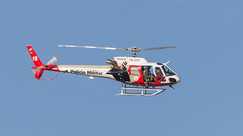 Operação da PM com apoio do Helicóptero Águia detém 13 pessoas