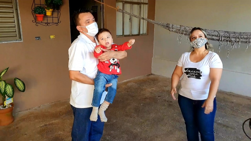 Família inicia campanha para conseguir realizar cirurgia de garoto de 3 anos com paralisia cerebral em Ourinhos 
